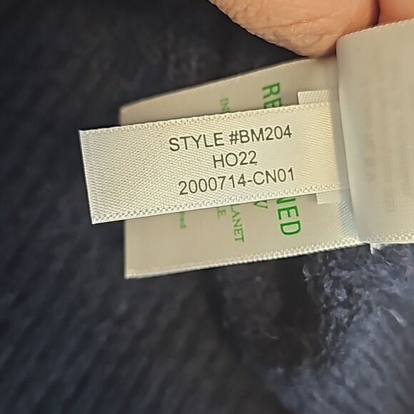 J. Crew NWOT Pointelle cable-knit crewneck sweater alpaca wool navy Small‎ - Picture 7 of 10